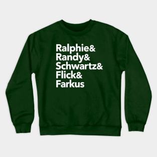 A Christmas Story Roll Call Crewneck Sweatshirt